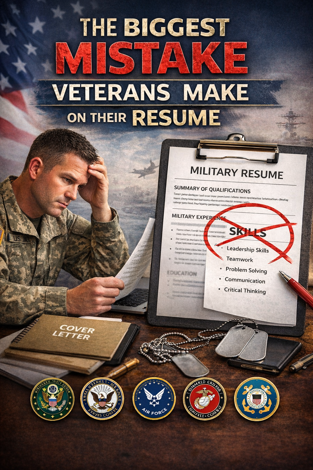 the biggest mistake veterans make on their resume