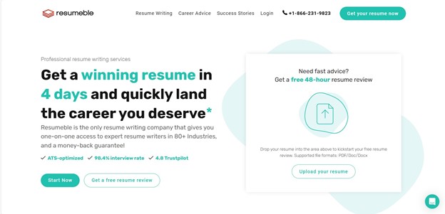 Most Comprehensive Resume Services - Resumeble