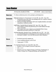 Reverse Chronological Resume Sample - Reverse Chronological Resume Sample 232x300 