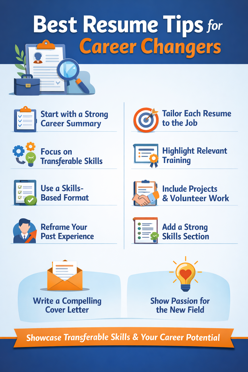 best resume tips for career changers
