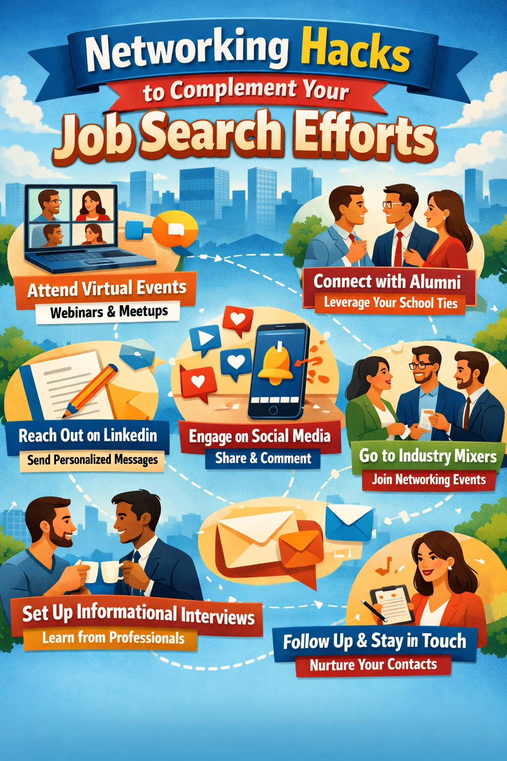 networking hacks to complement your job search efforts