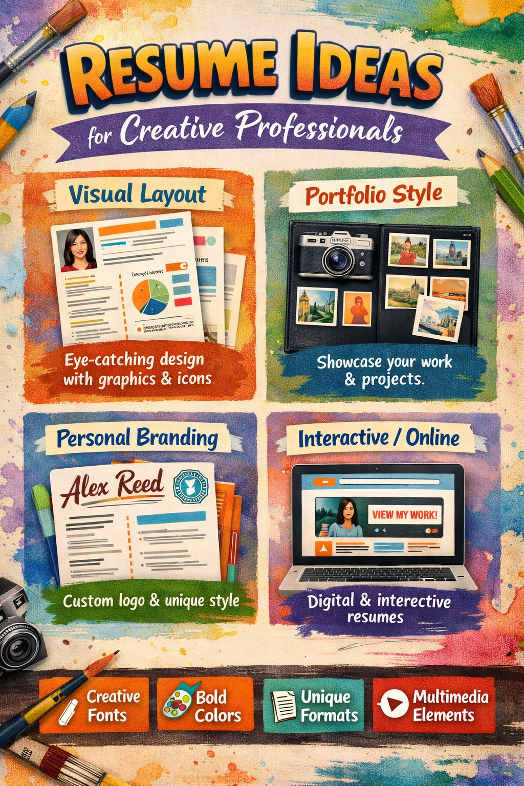 resume ideas for creative professionals