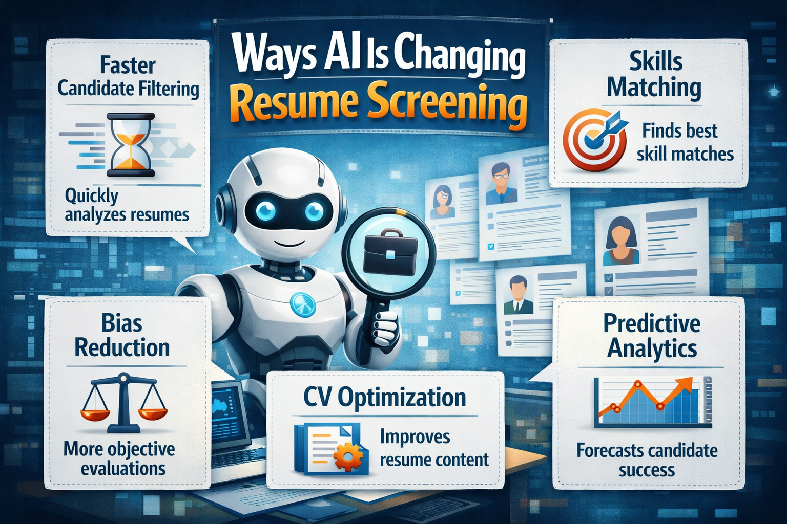 ways ai is changing resume screening