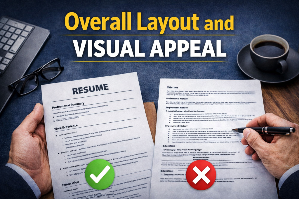 overall layout and visual appeal